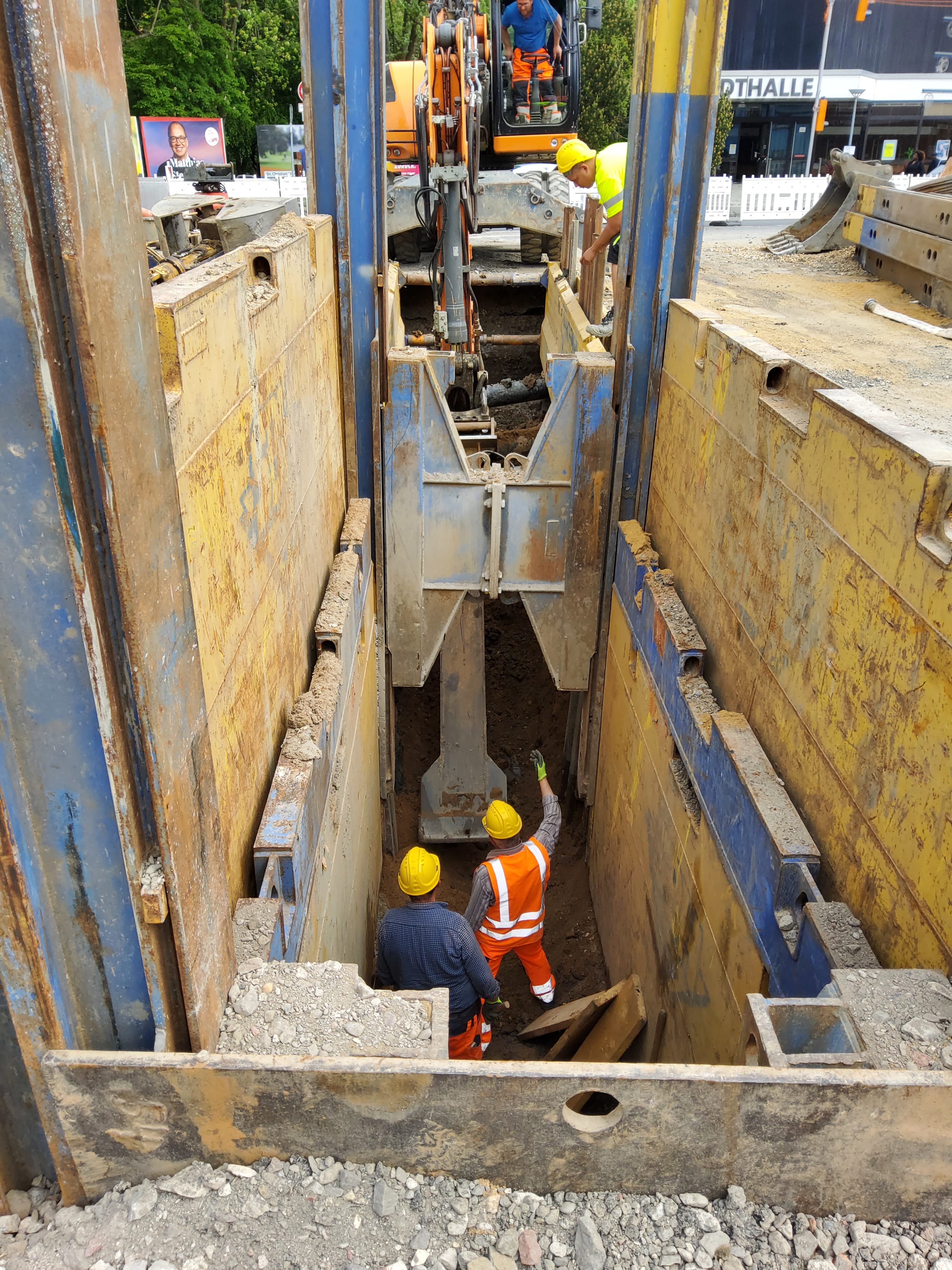 Kanalbau Baugruben Spezialtiefbau 15